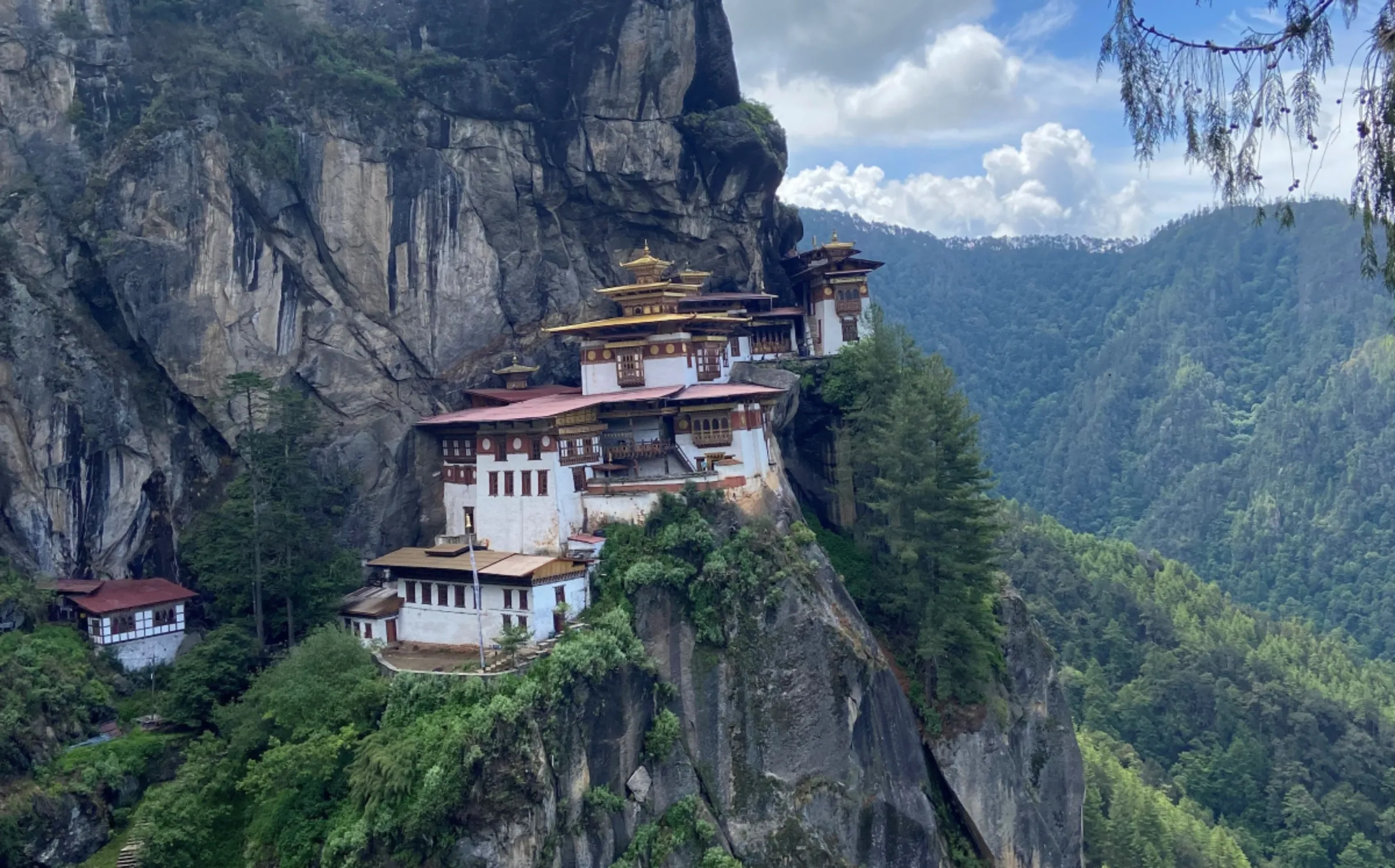 The Tiger’s Nest monastery in Paro in Bhutan, June 22, 2023. Thomson Reuters Foundation/Roli Srivastava