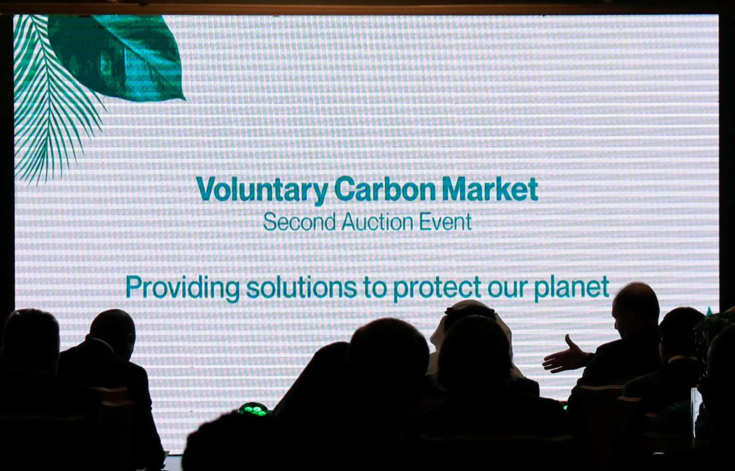 Delegates attend the voluntary auction of carbon credits, with projects in Kenya, Rwanda, Egypt and South Africa, at the auction in Nairobi, Kenya June 14, 2023. REUTERS/Thomas Mukoya