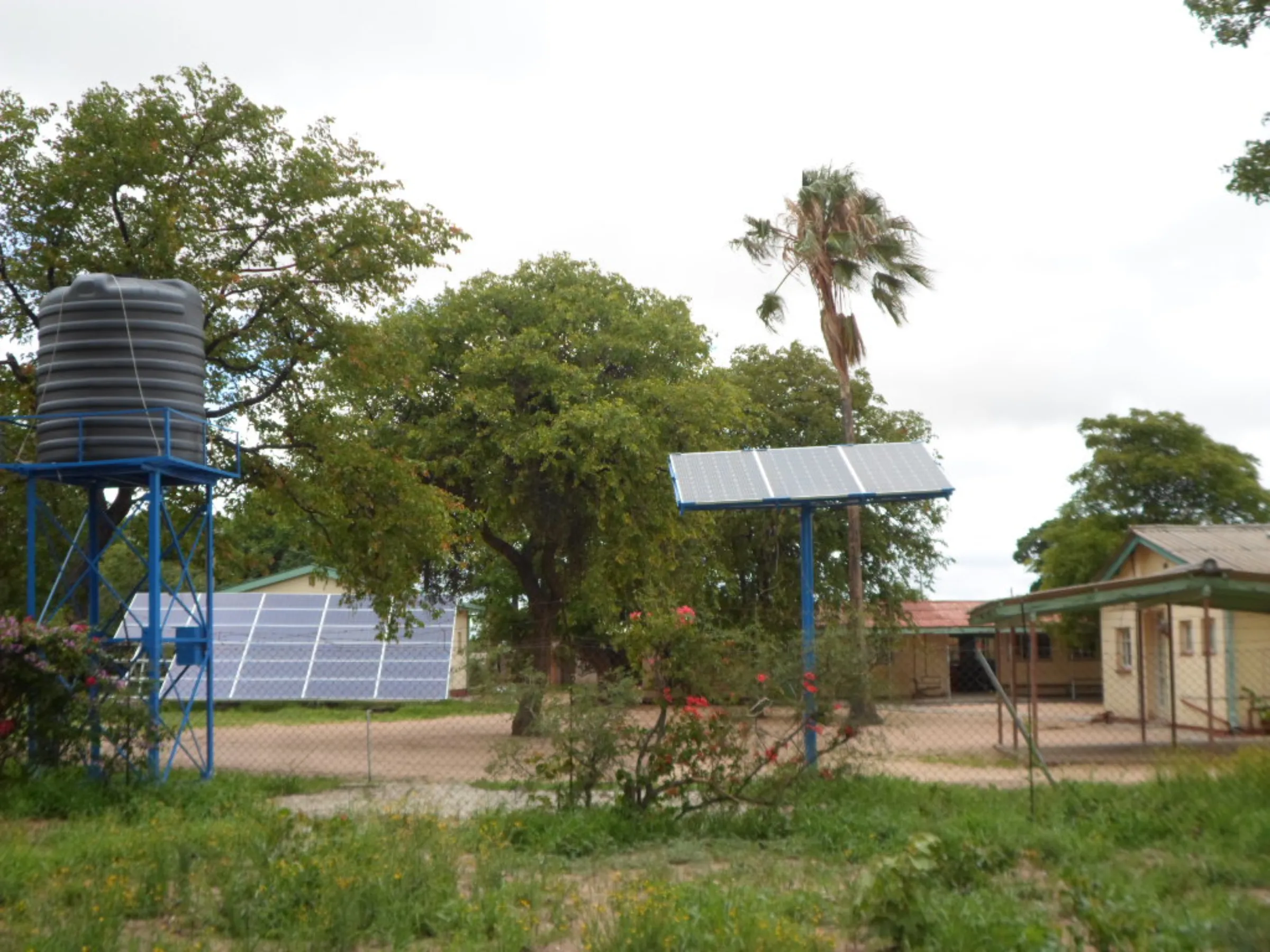 A back-up solar system that keeps a local clinic running in Bulawayo, Zimbabwe, 22 December 2022