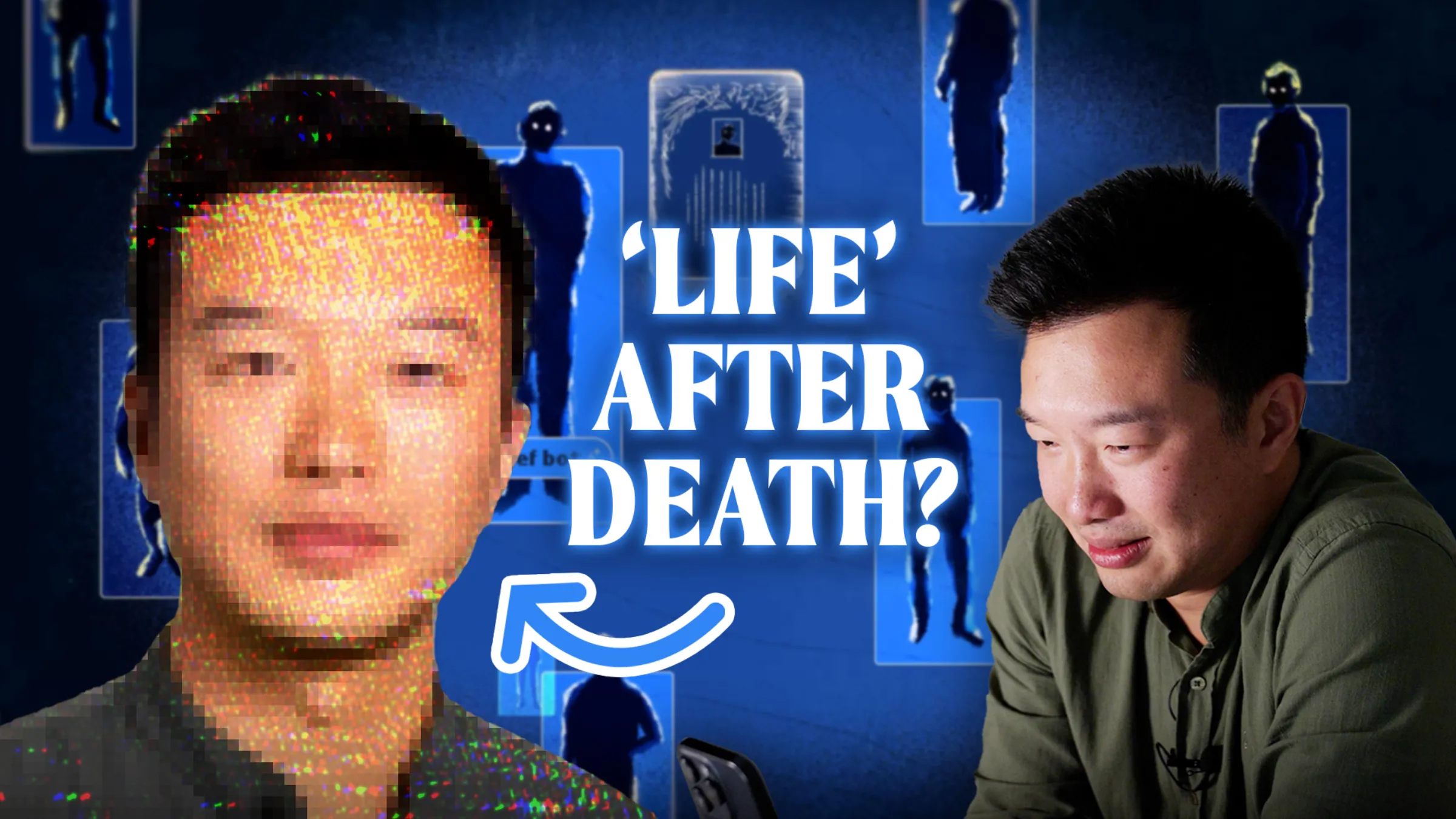 A thumbnail from Context video 'Can my 'grief bot' replace me after I die?'. Thomson Reuters Foundation