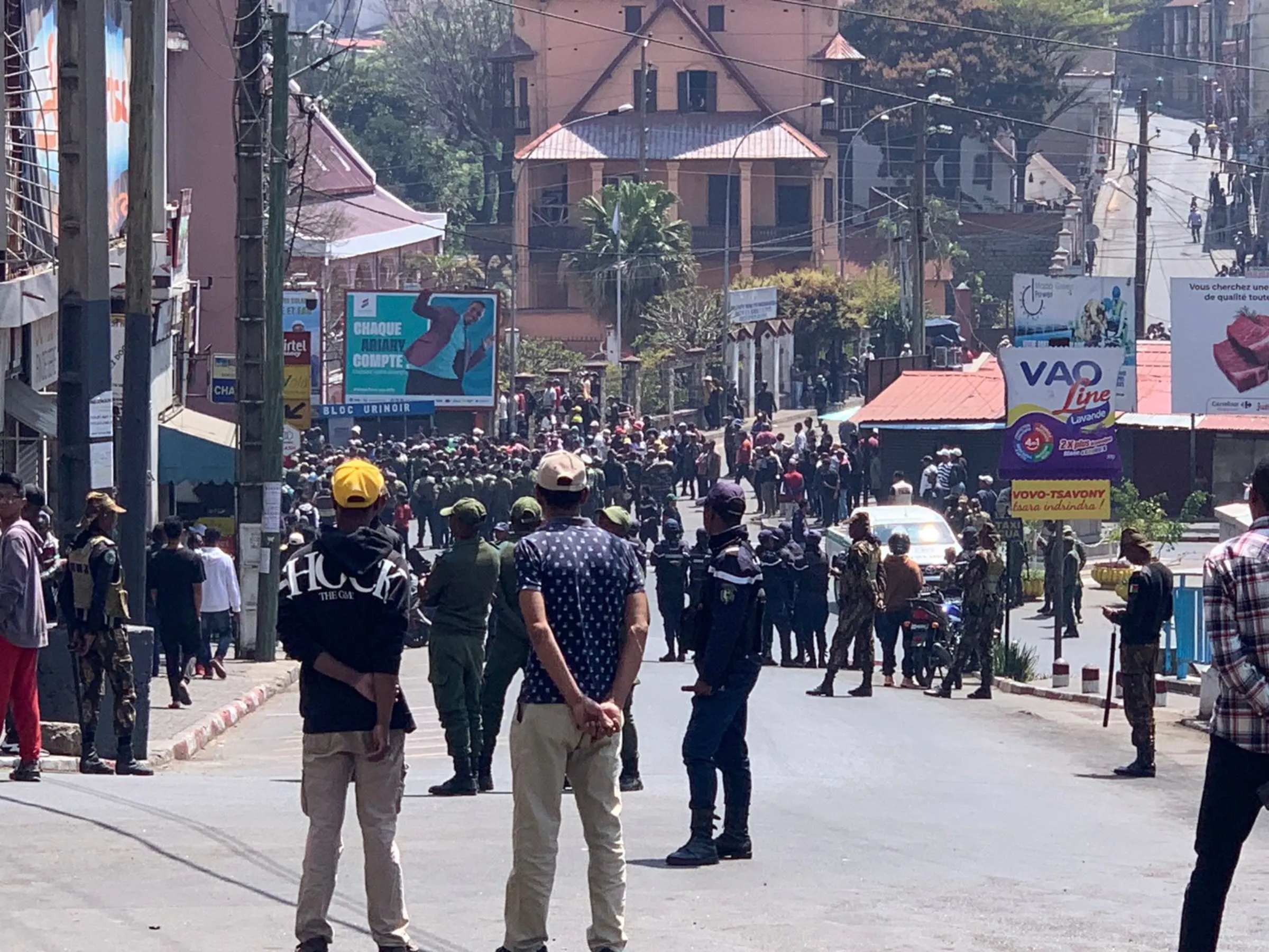 Protesters take to the streets of Antananarivo demanding an end to state corruption in Madagascar, September 25, 2025. Handout via Thomson Reuters Foundation