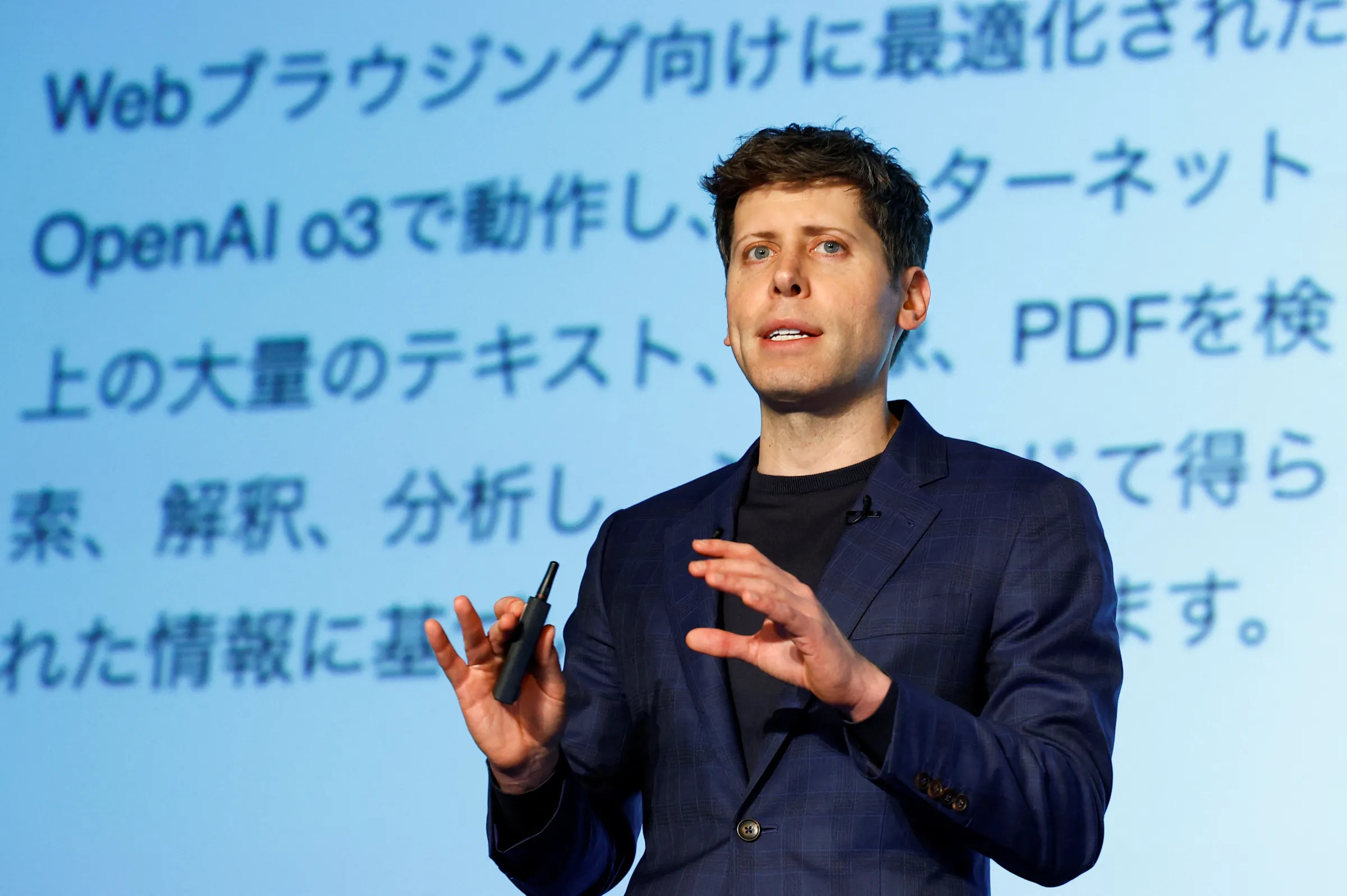 OpenAI CEO Sam Altman attends an event to pitch AI for businesses in Tokyo, Japan February 3, 2025. REUTERS/Kim Kyung-Hoon