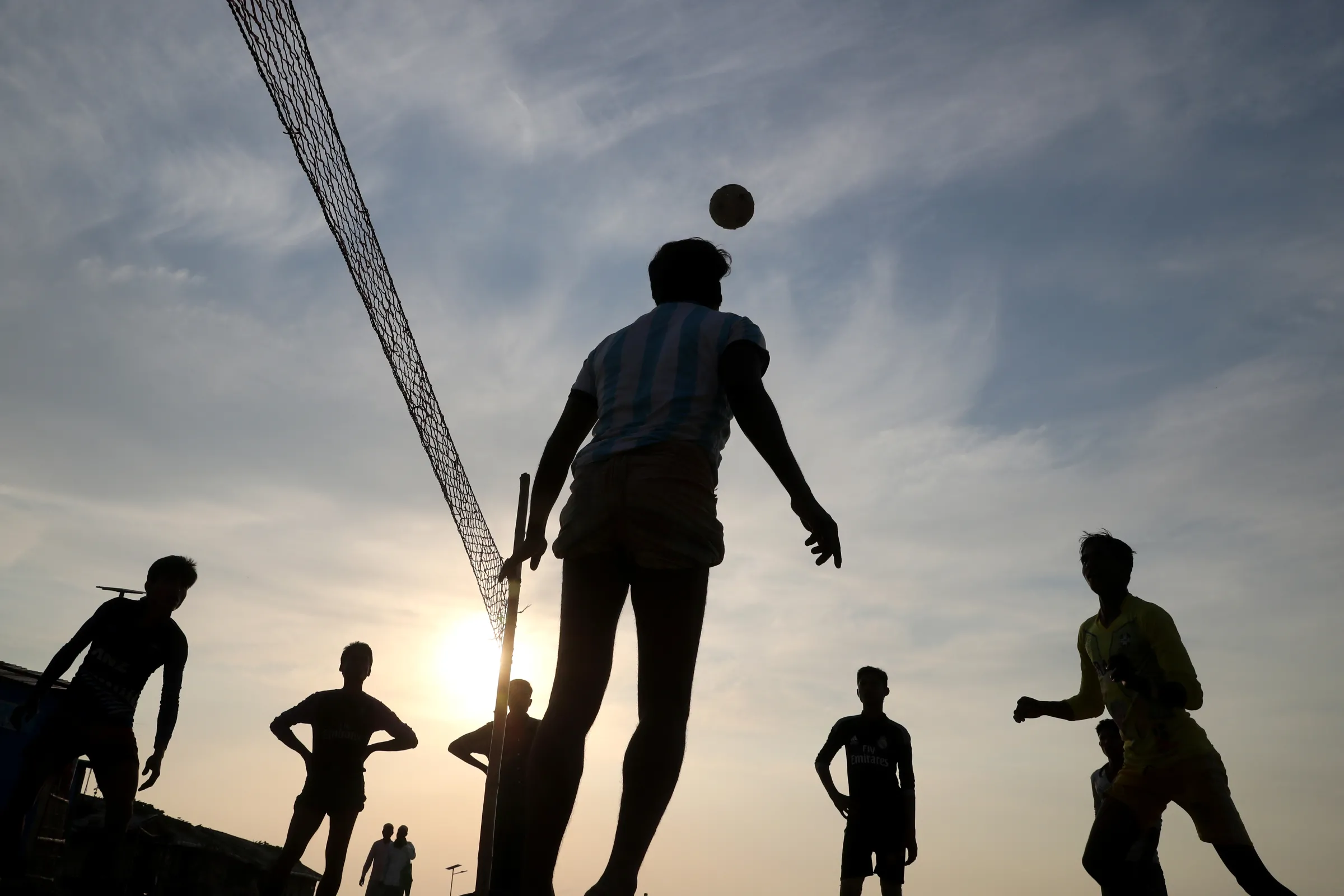 Stateless Rohingya play caneball in Cox's Bazar, Bangladesh April 7, 2019. REUTERS/Mohammad Ponir Hossain